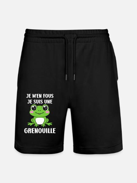 Petite grenouille - Short de jogging bio TRAINER Stanley/Stella unisexe - noir