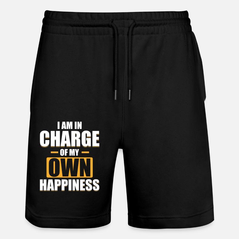 Citations inspirantes d’affirmations positives - Short de jogging bio TRAINER Stanley/Stella unisexe - noir