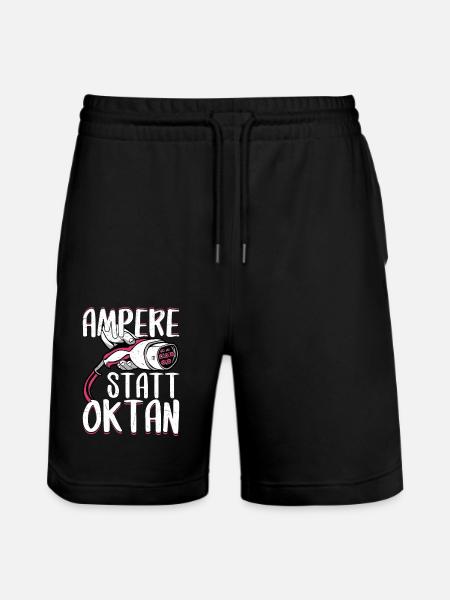 Ampere Statt Oktan - Stanley/Stella Unisex Bio Joggingshorts Trainer - Schwarz