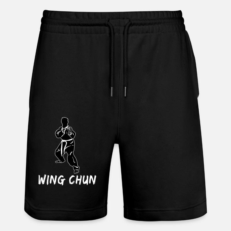 Wing Chun - Stanley/Stella Unisex Bio Joggingshorts Trainer  - Schwarz