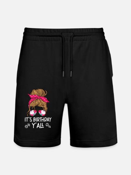 Nurse Midwife Birth Worker - Stanley/Stella Trainer Unisex Organic Jogging Shorts - black