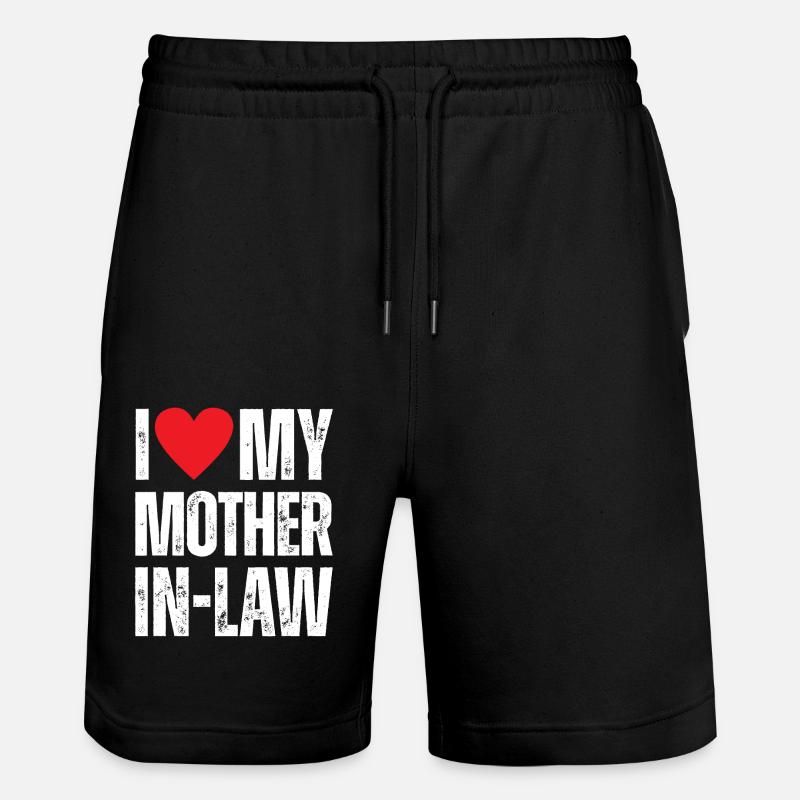 J’aime ma belle-mère - Short de jogging bio TRAINER Stanley/Stella unisexe - noir