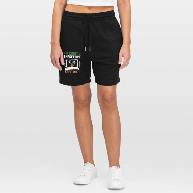 Kaffee-Codierung Programmierer Programmierer Entwickler Nerd Coff Stanley/Stella Unisex Bio Joggingshorts Trainer 