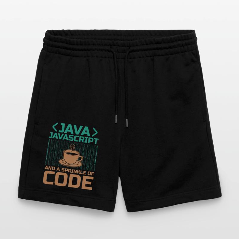 Kaffee-Codierung Programmierer Programmierer Entwickler Nerd Coff Stanley/Stella Unisex Bio Joggingshorts Trainer 