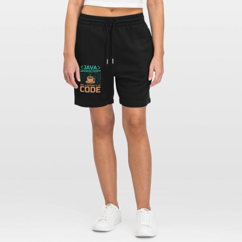 Coffee Coding Programmer Coder Developer Nerd Coff Stanley/Stella Trainer Unisex Organic Jogging Shorts