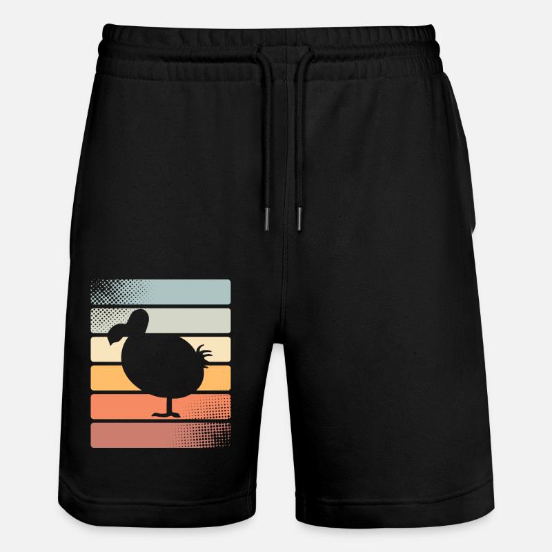 Dodo - Stanley/Stella Unisex Bio Joggingshorts Trainer  - Schwarz