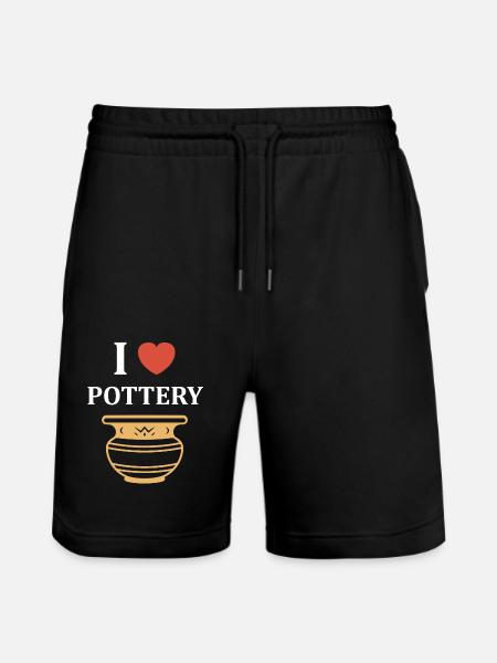 Poterie - Short de jogging bio TRAINER Stanley/Stella unisexe - noir