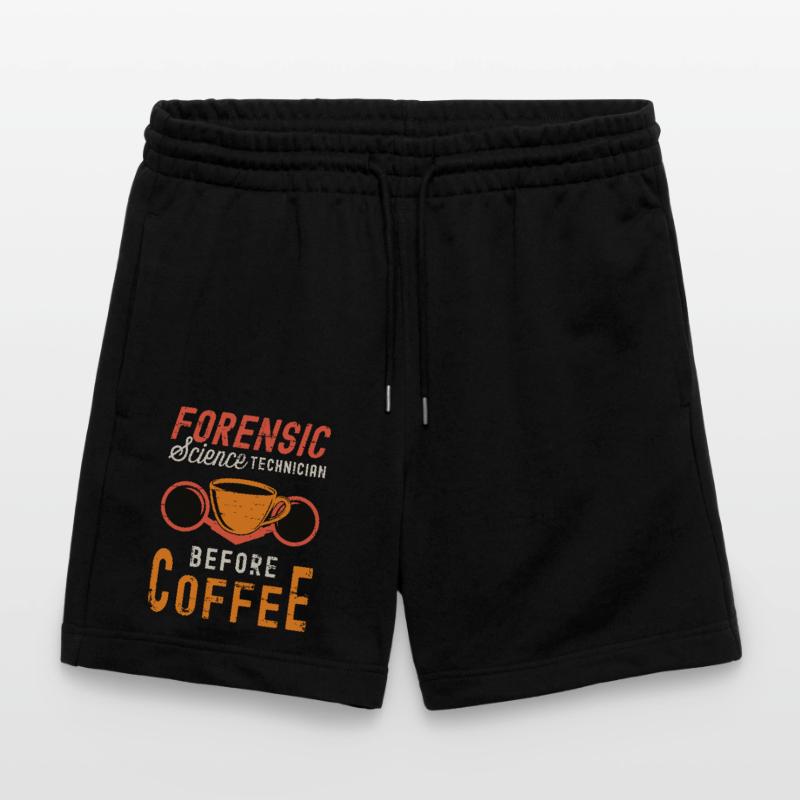 Forensic Science Technician Before Forensic Coffee Stanley/Stella Unisex Bio Joggingshorts Trainer 