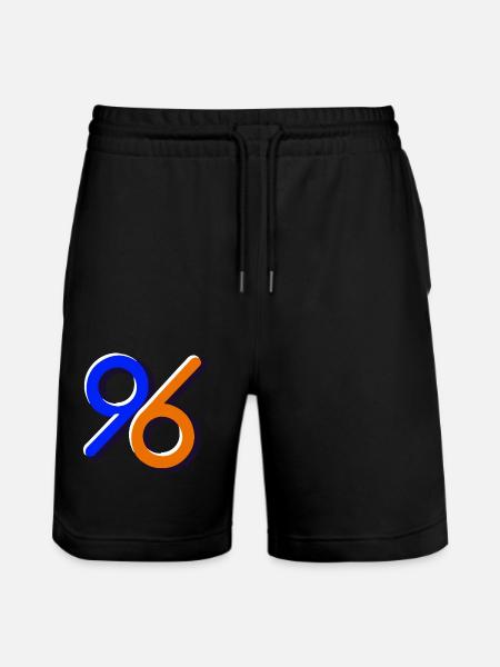 NUMBER - Stanley/Stella Trainer Unisex Organic Jogging Shorts - black
