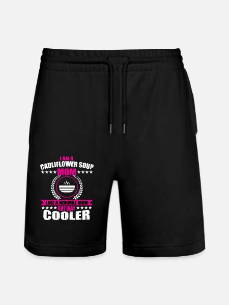 Cauliflower Soup Mom - Stanley/Stella Trainer Unisex Organic Jogging Shorts - black