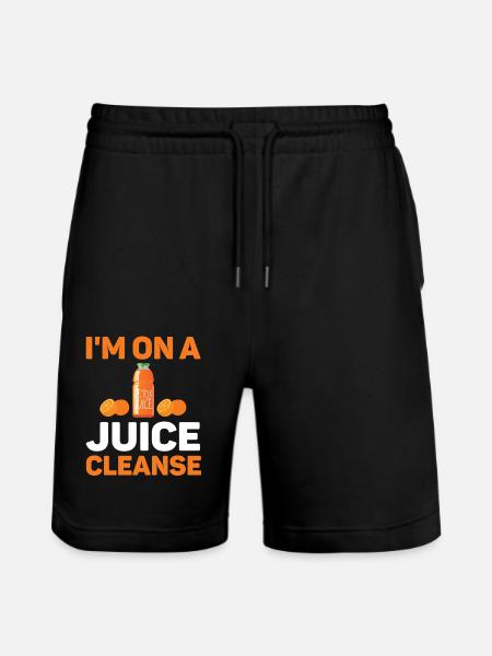 Detox – Juice Cleansing - Stanley/Stella Trainer Unisex Organic Jogging Shorts - black