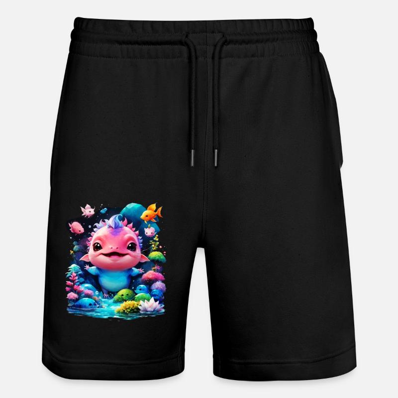 axolotl - Short de jogging bio TRAINER Stanley/Stella unisexe - noir