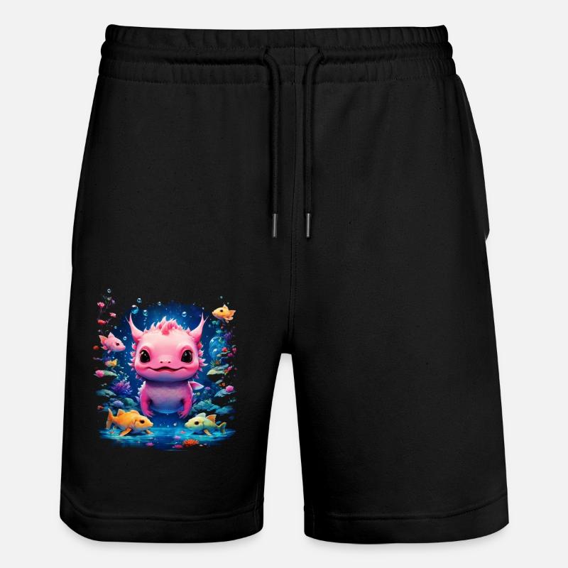 Axolotl - Short de jogging bio TRAINER Stanley/Stella unisexe - noir