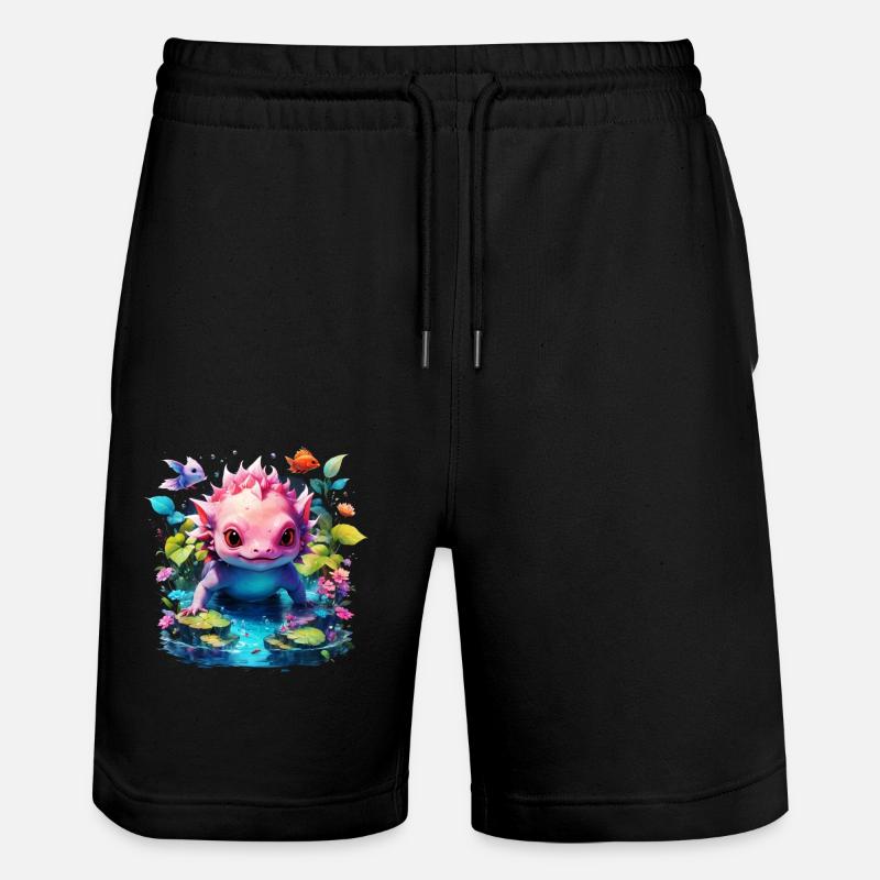 axolotl - Short de jogging bio TRAINER Stanley/Stella unisexe - noir