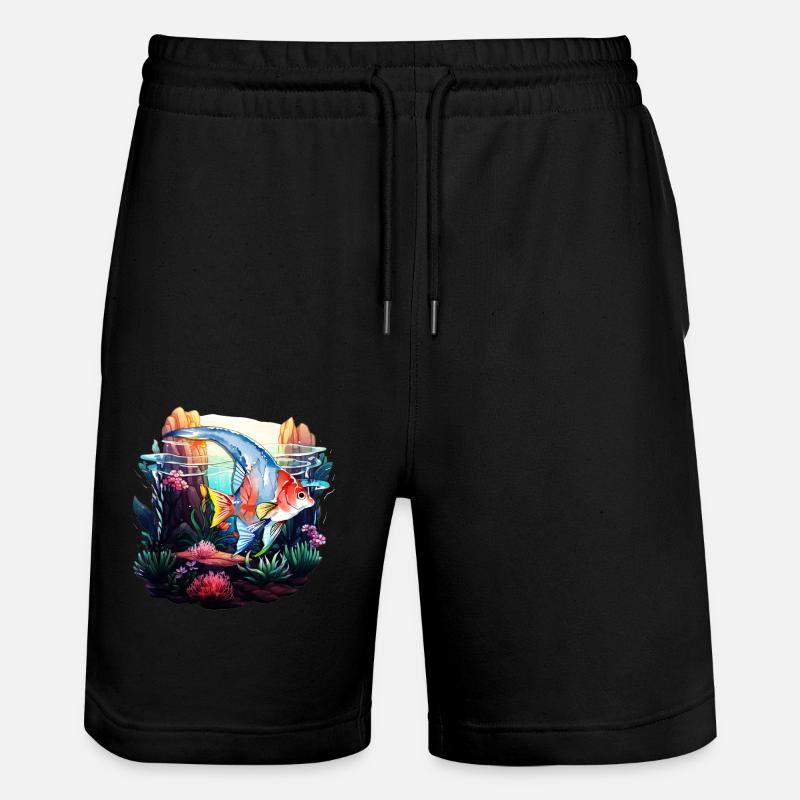 Angelfish - Short de jogging bio TRAINER Stanley/Stella unisexe - noir