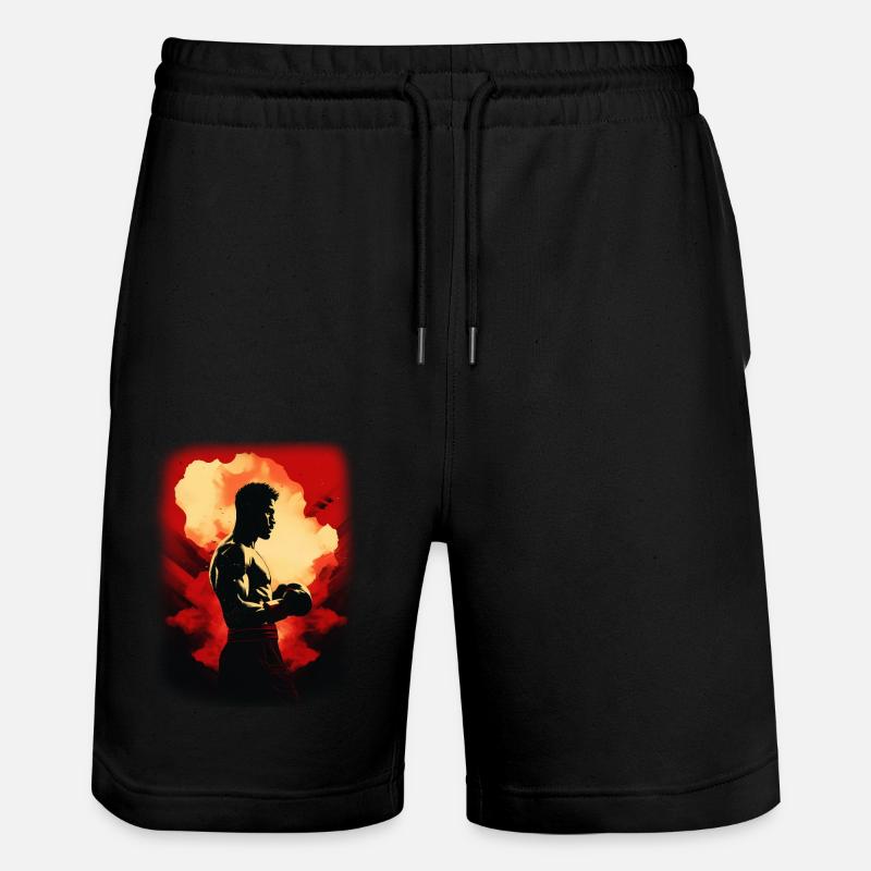 Boxe - Short de jogging bio TRAINER Stanley/Stella unisexe - noir