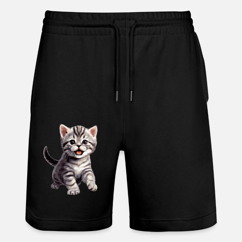 Chat Chats American Shorthair - Short de jogging bio TRAINER Stanley/Stella unisexe - noir
