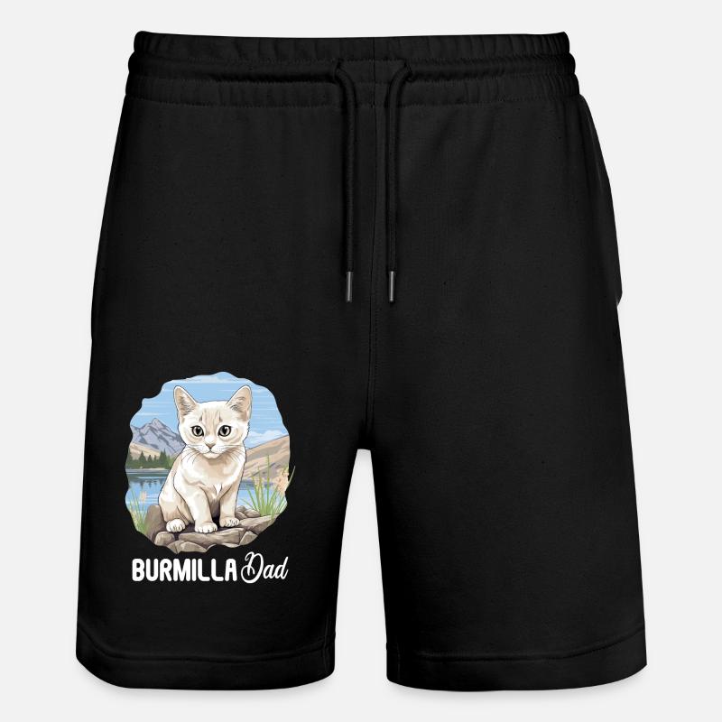 Burmilla Chaton Burmilla Chat - Short de jogging bio TRAINER Stanley/Stella unisexe - noir