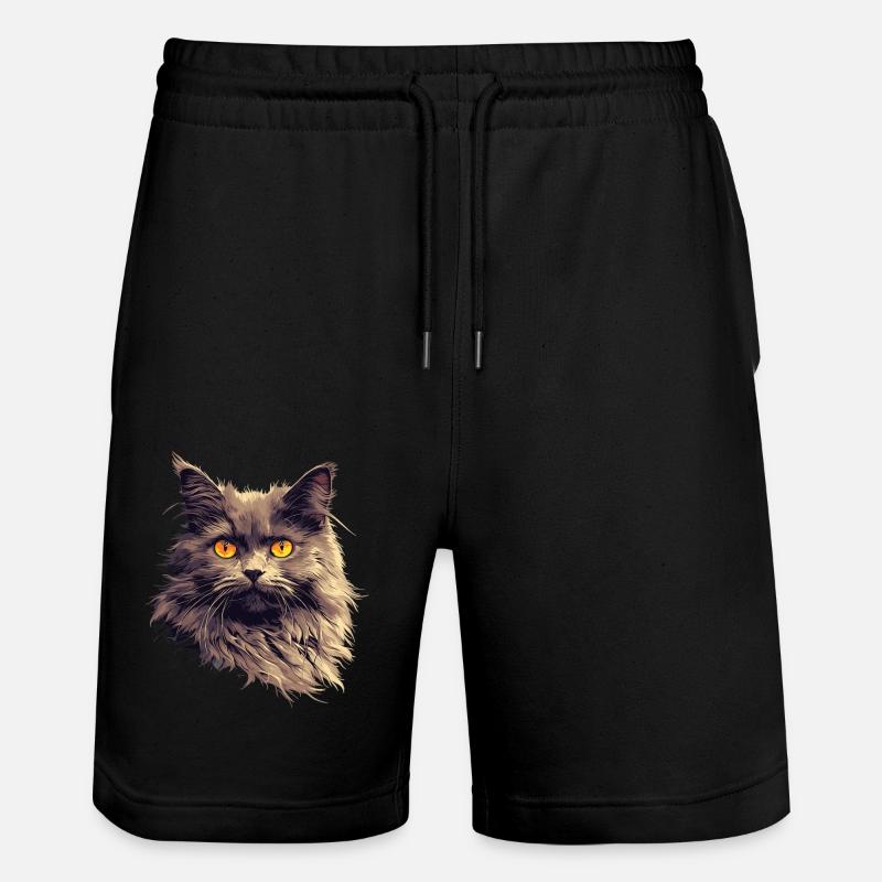 Chaton Nebelung Chat Nebelung - Short de jogging bio TRAINER Stanley/Stella unisexe - noir