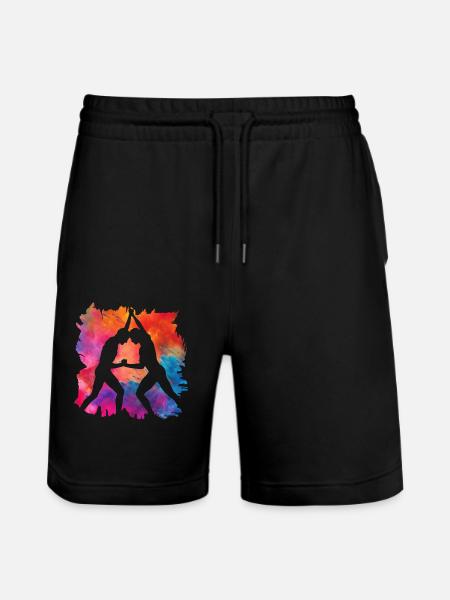 Ringen - Stanley/Stella Unisex Bio Joggingshorts Trainer  - Schwarz