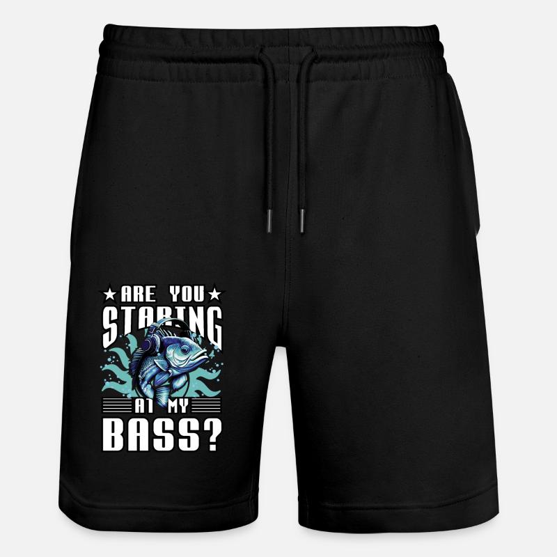 Regardez-vous ma basse ? - Short de jogging bio TRAINER Stanley/Stella unisexe - noir