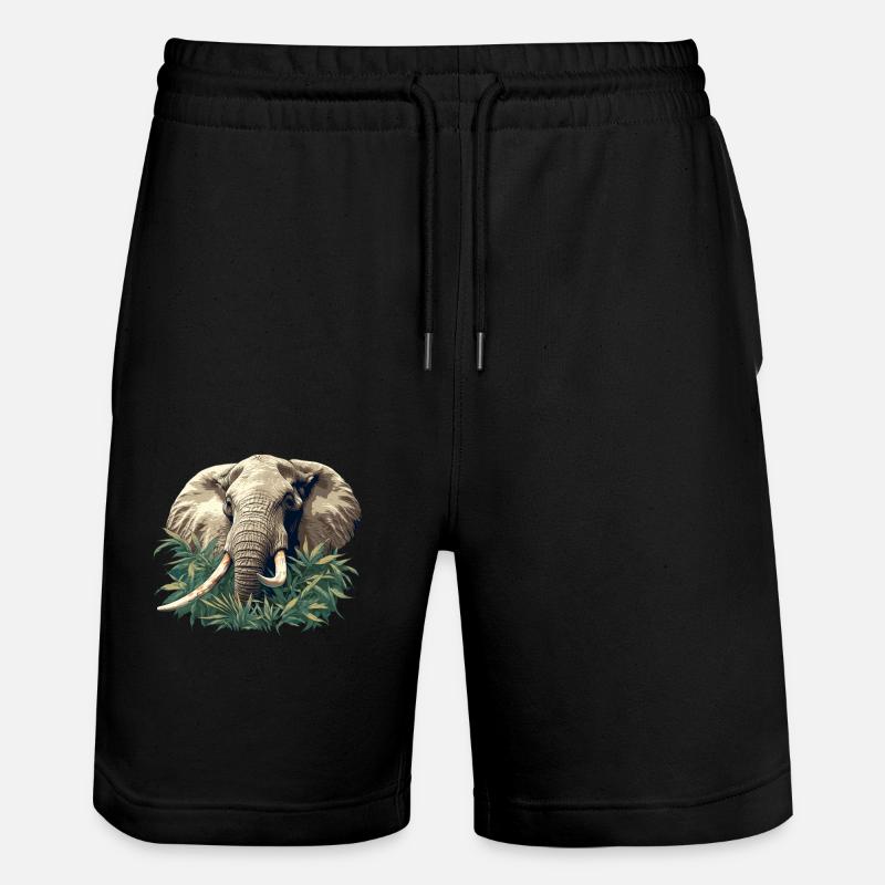 Éléphant Éléphant - Short de jogging bio TRAINER Stanley/Stella unisexe - noir