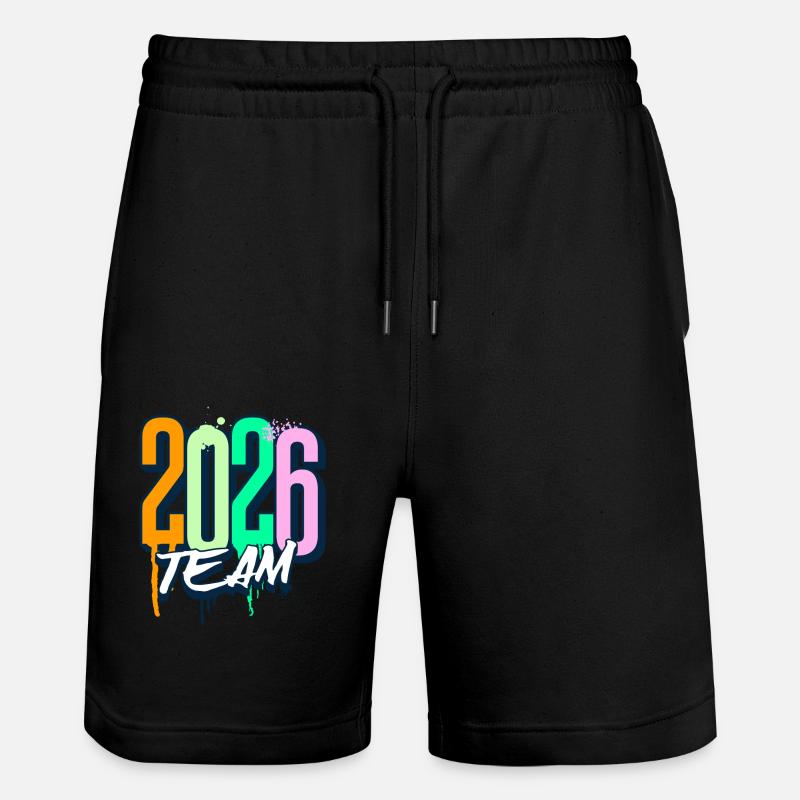 Équipe 2026 - Short de jogging bio TRAINER Stanley/Stella unisexe - noir