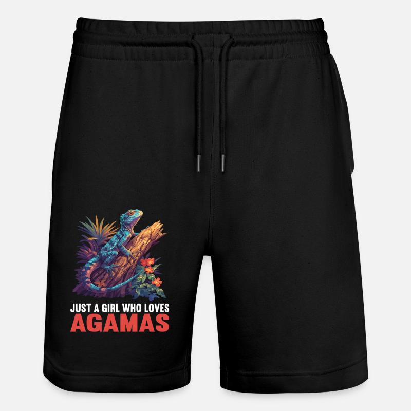 Agamen Agame - Short de jogging bio TRAINER Stanley/Stella unisexe - noir