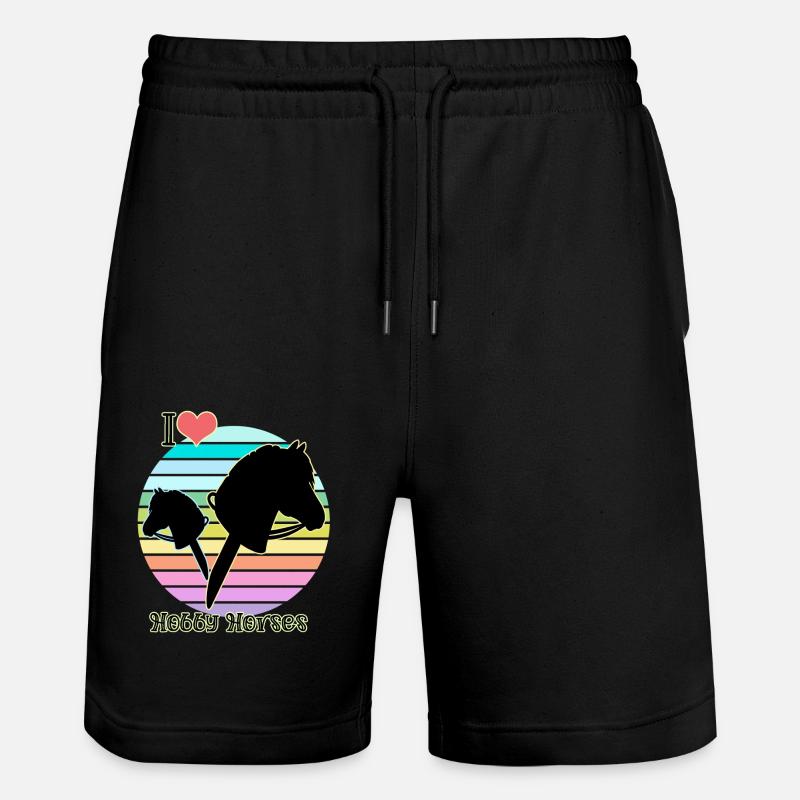 STECKENPFERDE - Stanley/Stella Unisex Bio Joggingshorts Trainer  - Schwarz