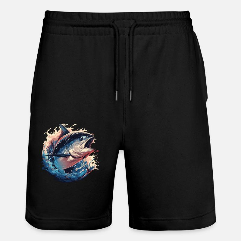 Thon Thunfische Thunfisch - Short de jogging bio TRAINER Stanley/Stella unisexe - noir