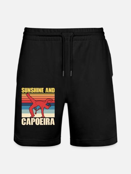Sunshine and Capoeira - Stanley/Stella Trainer Unisex Organic Jogging Shorts - black