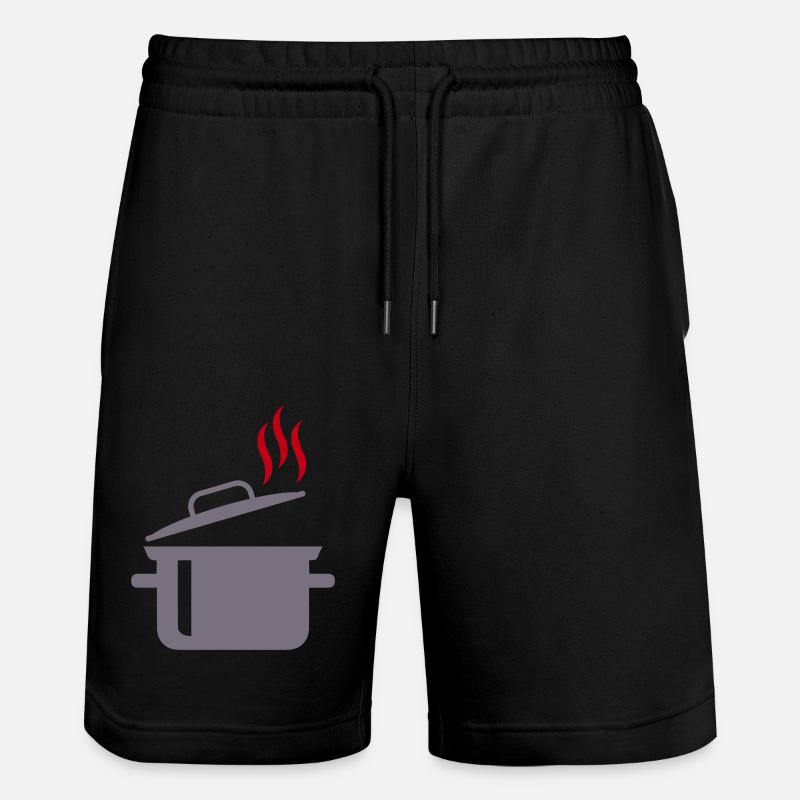 casserole - Short de jogging bio TRAINER Stanley/Stella unisexe - noir