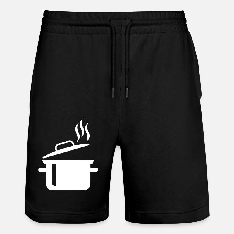 casserole - Short de jogging bio TRAINER Stanley/Stella unisexe - noir