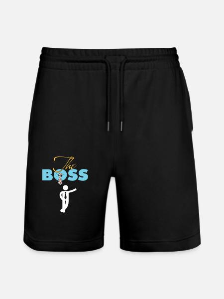 Birthday Gifts - Stanley/Stella Trainer Unisex Organic Jogging Shorts - black