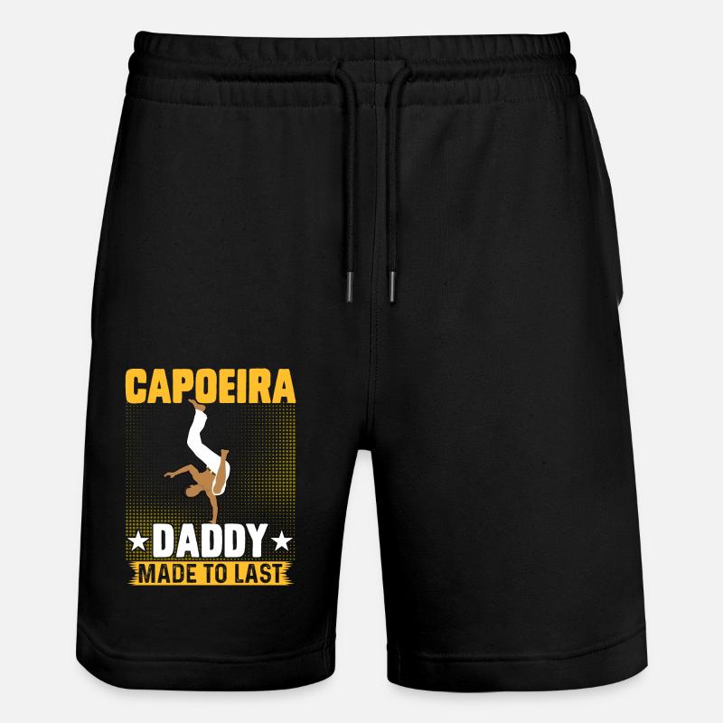 Capoeira papa faite pour durer - Short de jogging bio TRAINER Stanley/Stella unisexe - noir