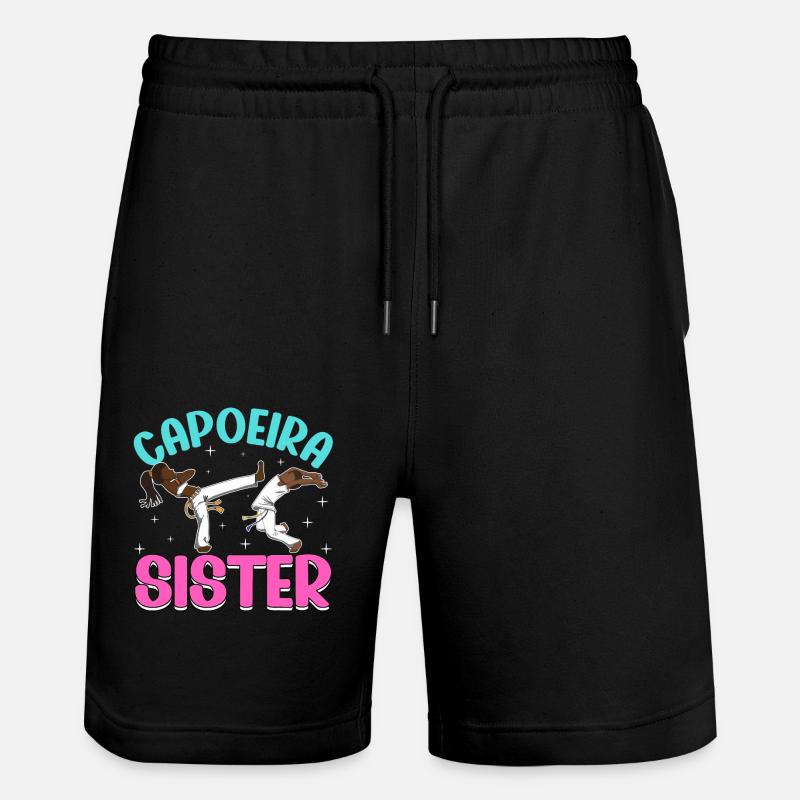 Sœur Capoeira - Short de jogging bio TRAINER Stanley/Stella unisexe - noir