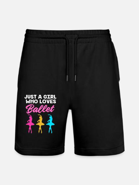 Ballet Ballet Dancer - Stanley/Stella Trainer Unisex Organic Jogging Shorts - black