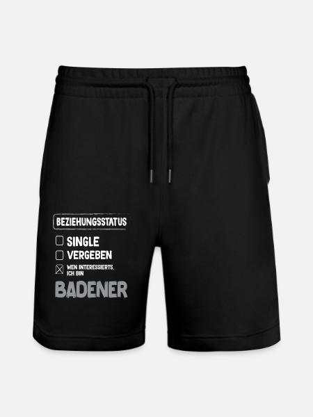Baden relationship status Baden Baden - Stanley/Stella Trainer Unisex Organic Jogging Shorts - black