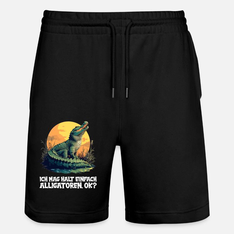 Alligatoren Alligator - Short de jogging bio TRAINER Stanley/Stella unisexe - noir