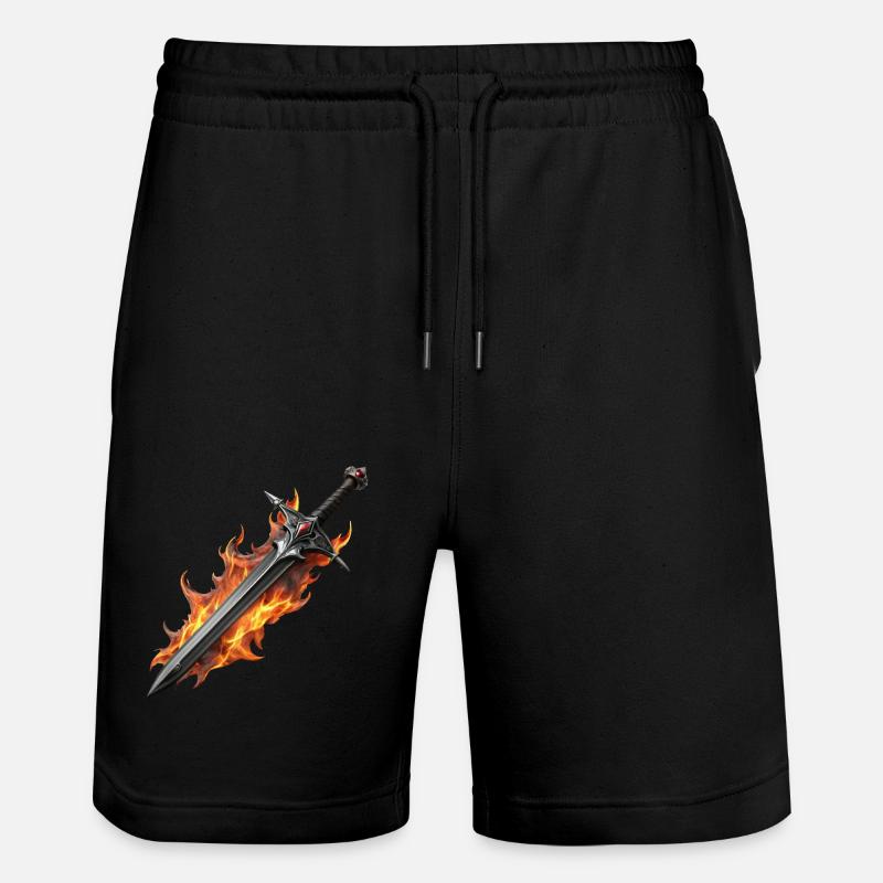 ÉPÉES - Short de jogging bio TRAINER Stanley/Stella unisexe - noir