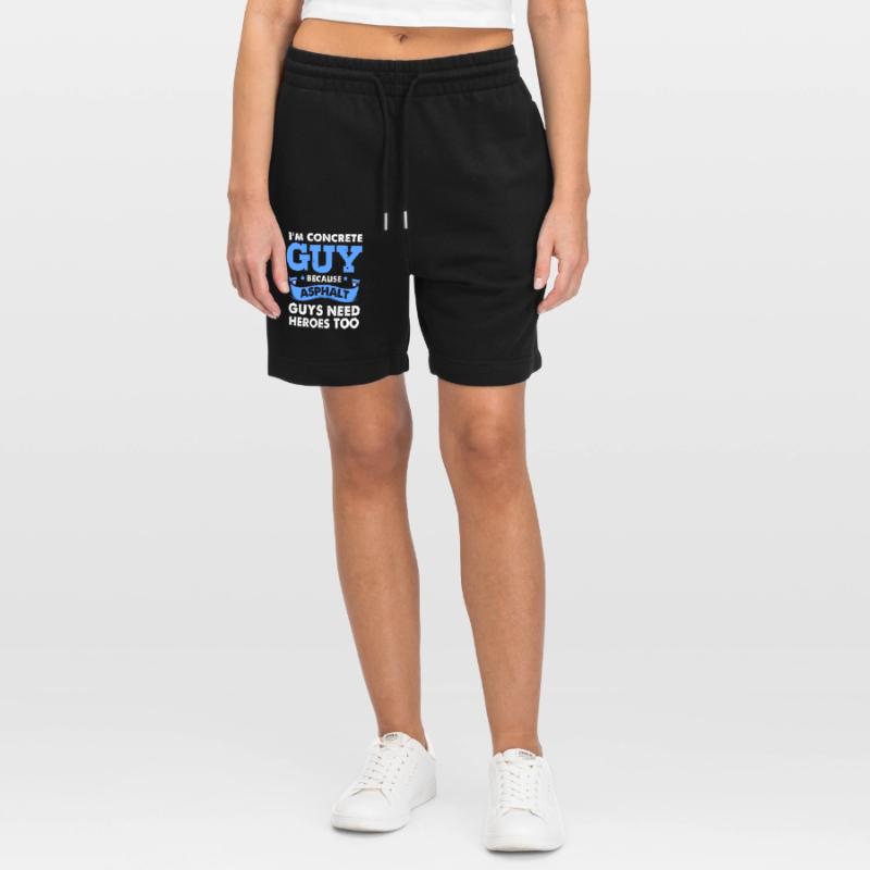 Construction Worker Construction Site Concrete Stanley/Stella Trainer Unisex Organic Jogging Shorts