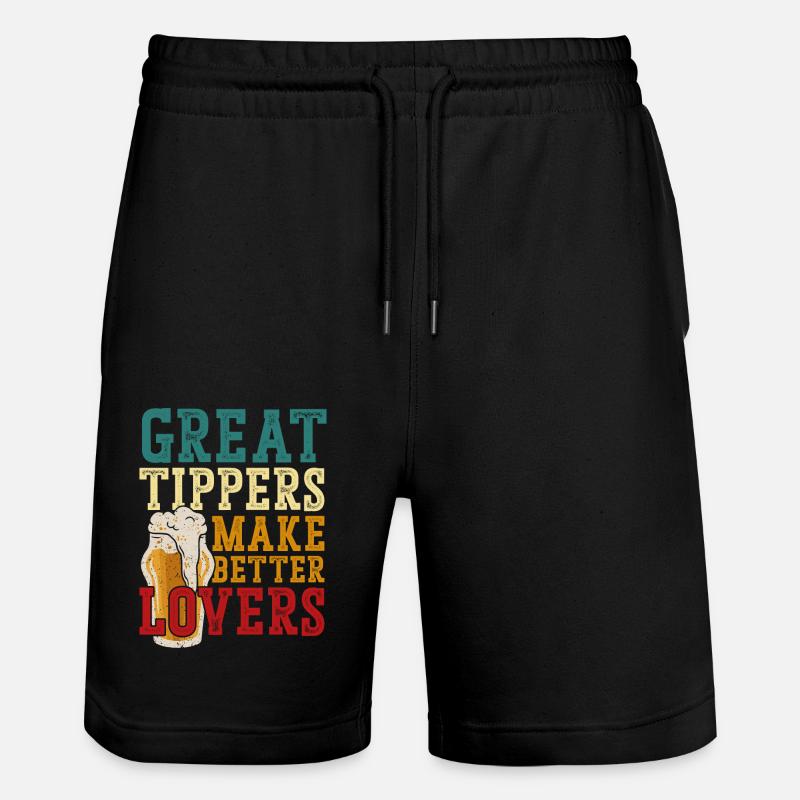 Barman Mixologue Grands pourboires - Short de jogging bio TRAINER Stanley/Stella unisexe - noir