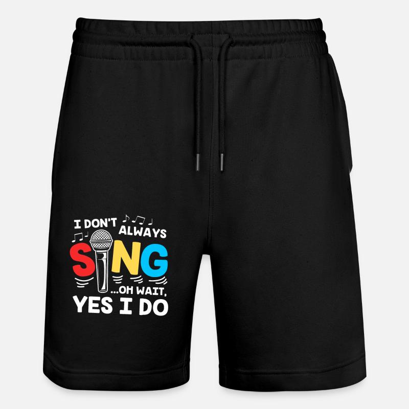 Karaoké - Short de jogging bio TRAINER Stanley/Stella unisexe - noir
