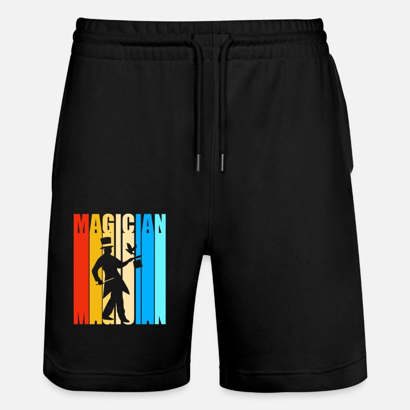 magicien magicien - Short de jogging bio TRAINER Stanley/Stella unisexe - noir