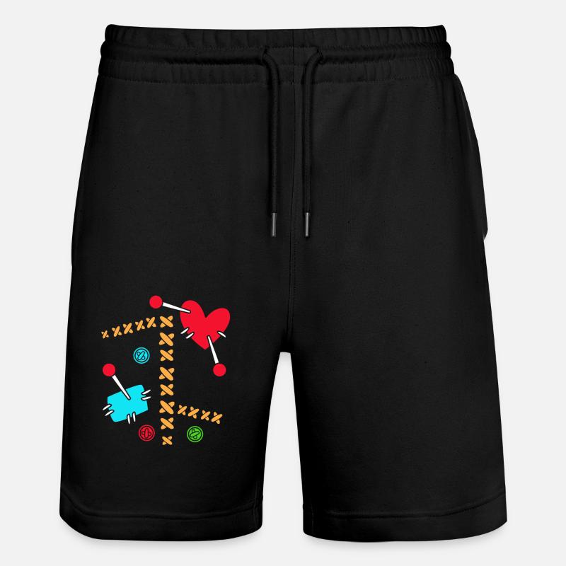 Vaudou - Short de jogging bio TRAINER Stanley/Stella unisexe - noir