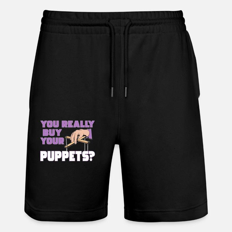 Vous achetez vraiment vos poupées ? - Short de jogging bio TRAINER Stanley/Stella unisexe - noir