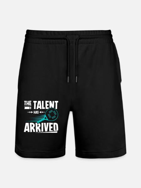 The Padel talent has arrived - Stanley/Stella Trainer Unisex Organic Jogging Shorts - black