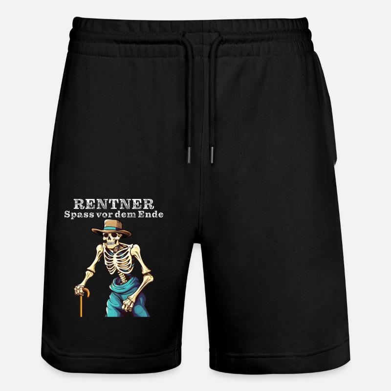 RETRAITÉS : S’amuser avant la fin - Short de jogging bio TRAINER Stanley/Stella unisexe - noir