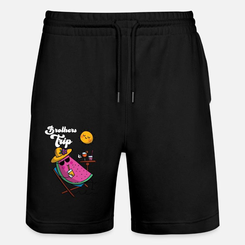 Parcours des frères et sœurs - Short de jogging bio TRAINER Stanley/Stella unisexe - noir