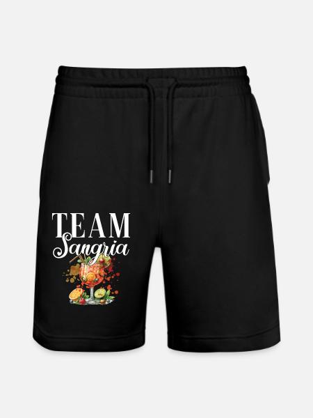 Cocktail Bartender Team Sangria - Stanley/Stella Trainer Unisex Organic Jogging Shorts - black